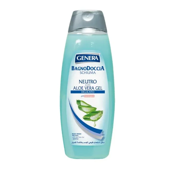 GENERA – BAGNO SCHIUMA NEUTRO DELICATO con Aloe Vera Gel