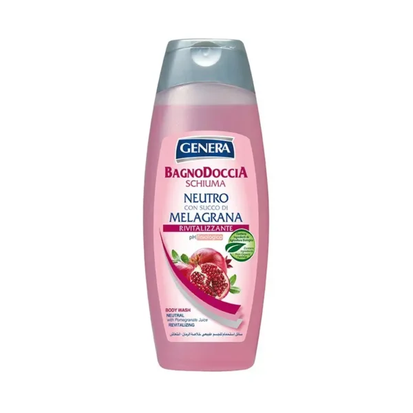 GENERA – BAGNO SCHIUMA NEUTRO RIVITALIZZANTE con Succo di Melagrana