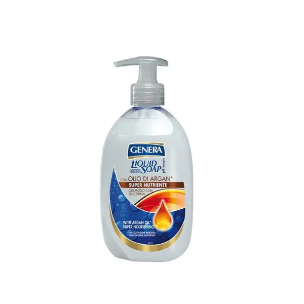GENERA – LIQUID SOAP SUPER NUTRIENTE con OLIO di ARGAN